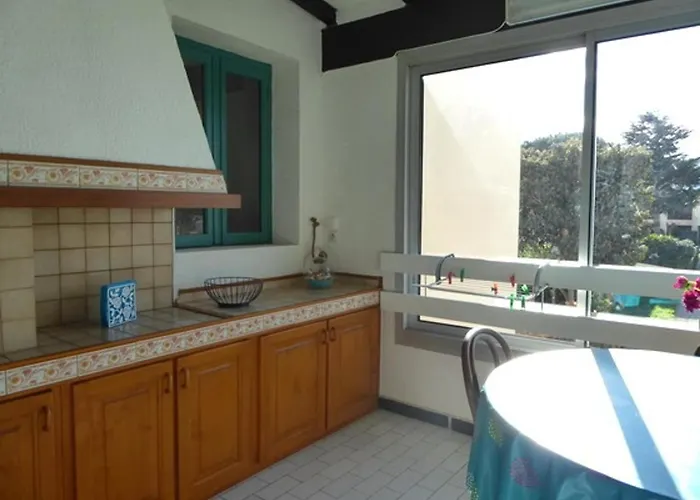 T2 Confortable Avec Piscine, Tennis, A 500m De La D'argeles-sur-mer, Pour 4 Pers - Fr-1-776-41 아파트 *